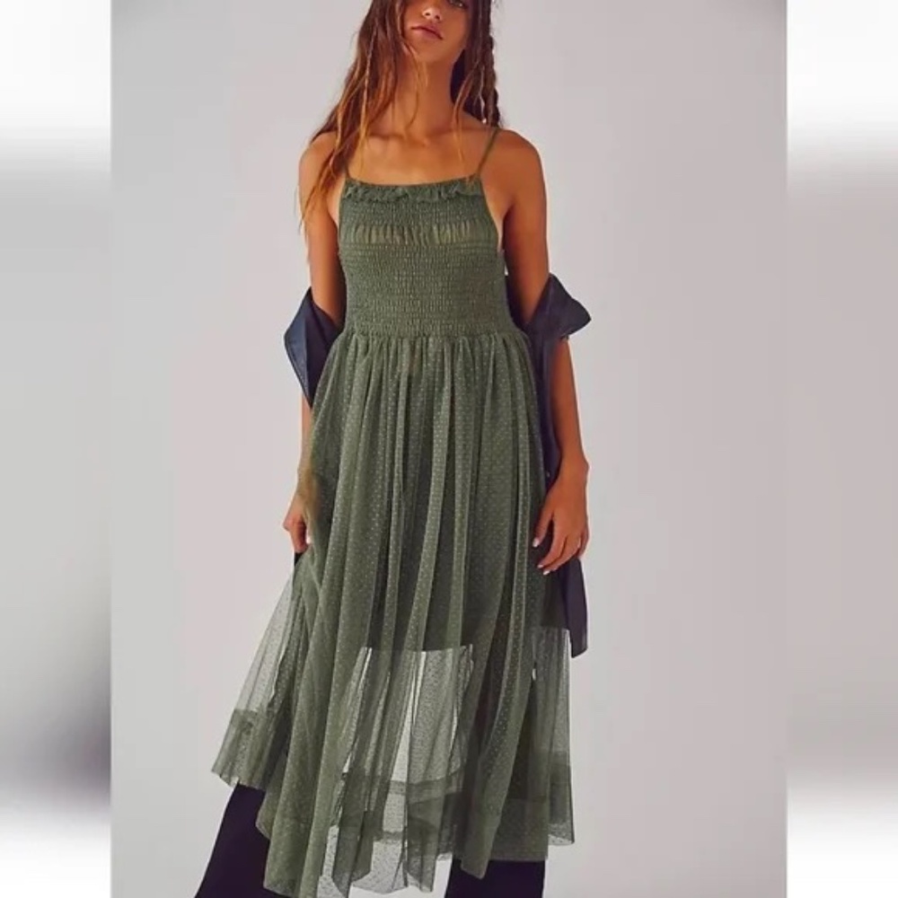 Free People Intimately can't stop won't stop slip dress NWOT